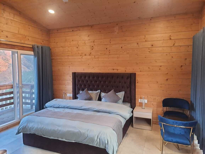Bedroom, Kafal Village Wood House, Tehri Garhwal