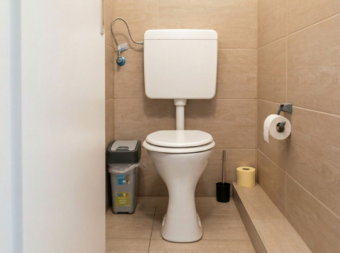 Bathroom 2, Modern Apartment in The Heart of Vienna 10, Wien