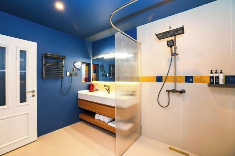 Bathroom, L.A.B. Hot Spring Guesthouse, Tangshan, Nanjing, Nanjing