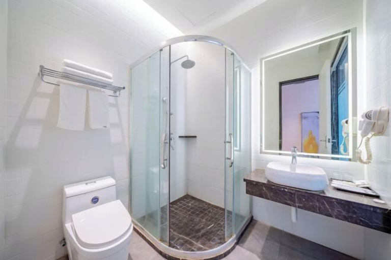 Bathroom 3, Oushi Express Hotel (Guangzhou Lansha Lanhe), Guangzhou