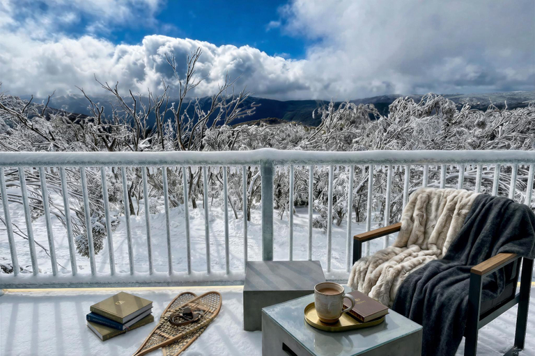Balcony/terrace, Mont Blanc Chalet –Mount Buller Chalet Walk to Lifts. Sleeps 12, Mount Buller Alpine Resort