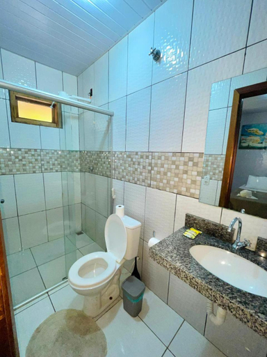 Bathroom 3, Pousada Lagoa Azul - Bom Jardim Nobres, Nobres