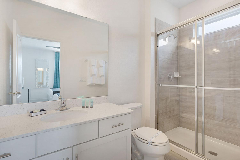 Bathroom, Unreal Villa with Volcano Theme BR, Theater, Arcade, Polk
