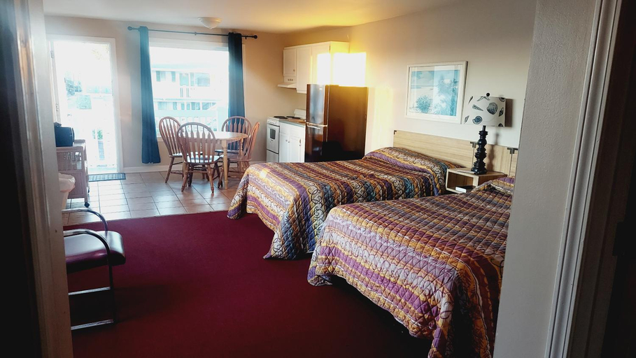 Bedroom, Dolphin Lane Motel, New Hanover