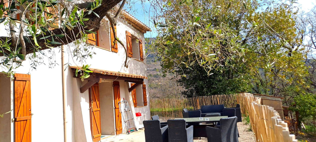 Outdoor dining, La Maison du Paysan - Locations-06, Alpes-Maritimes