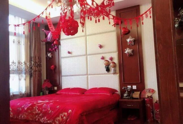 Bedroom 3, Hanxing Hotel (Jiaohe Station), Jilin