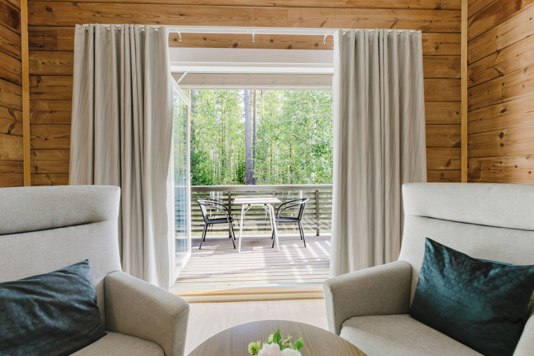 Living area, Aava Hotel, South Karelia