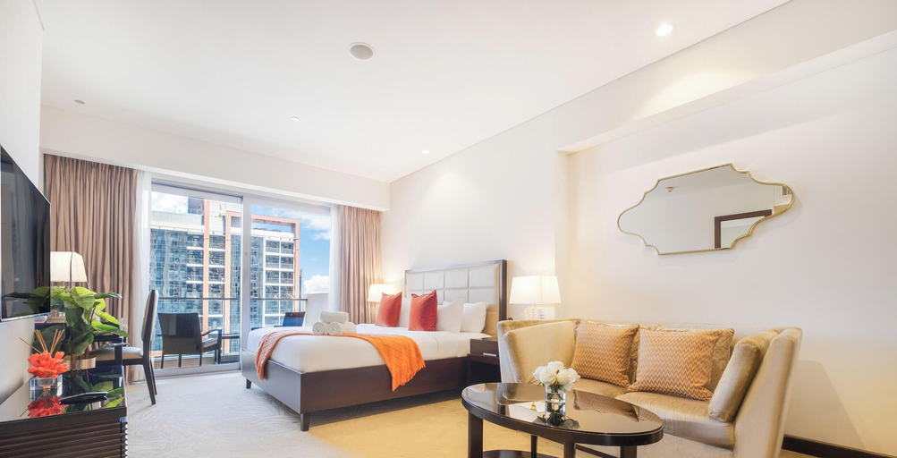 Bedroom, LUX The JW Marina Studio 3, Dubai