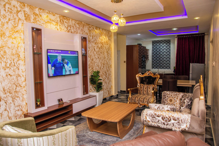 Living area 5, Daystar Luxury Homes and Suites, Oshimili South
