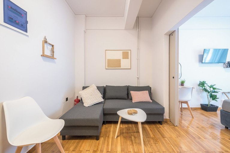 Living room 2, Prime City Stay by Cloudkeys, Attica