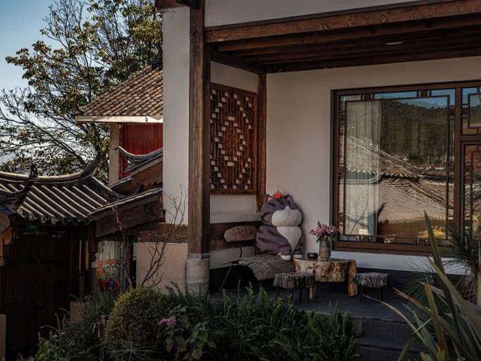 Terrace/patio, Zome Yunju· Skyview Villa, Lijiang Old Town, Lijiang