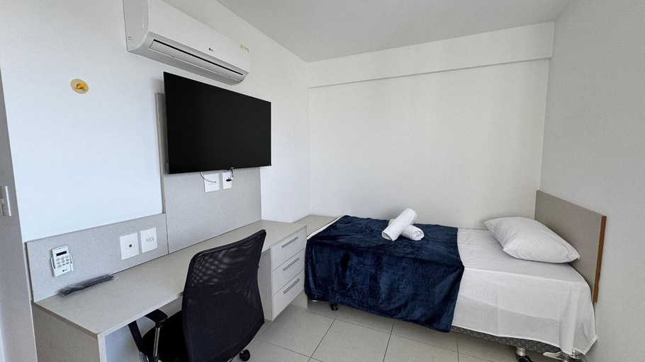 Bedroom 3, Beach Class Convention - Flats em Boa Viagem por Yolo, Recife