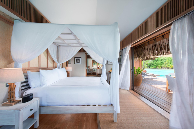 Bedroom 3, Conrad Bora Bora Nui, Bora Bora
