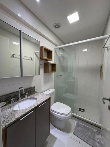 Bathroom 4, Lifespace Batel Shopping Curitiba - Apartamentos UROOMS, Curitiba