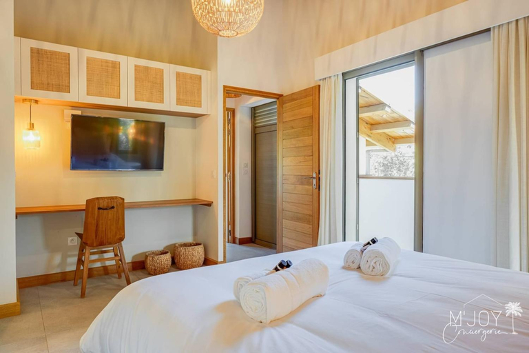 Bedroom 3, VILLA MANGO BEACH - In front of the Lagoon, Saint-Paul
