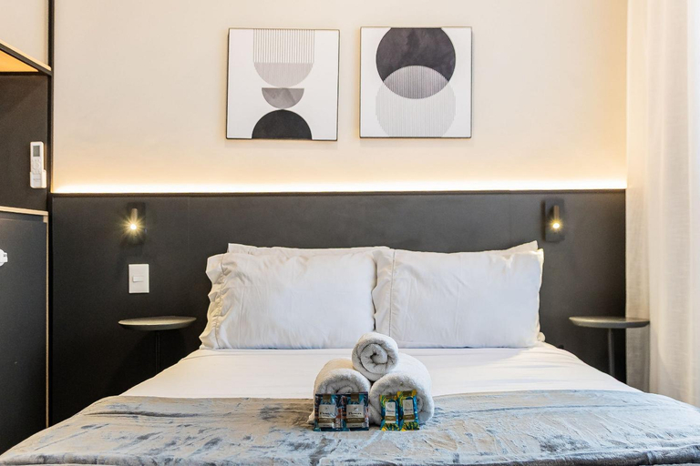 Bedroom 2, Studios Vila Madalena com Ar condicionado | Delfhy, São Paulo