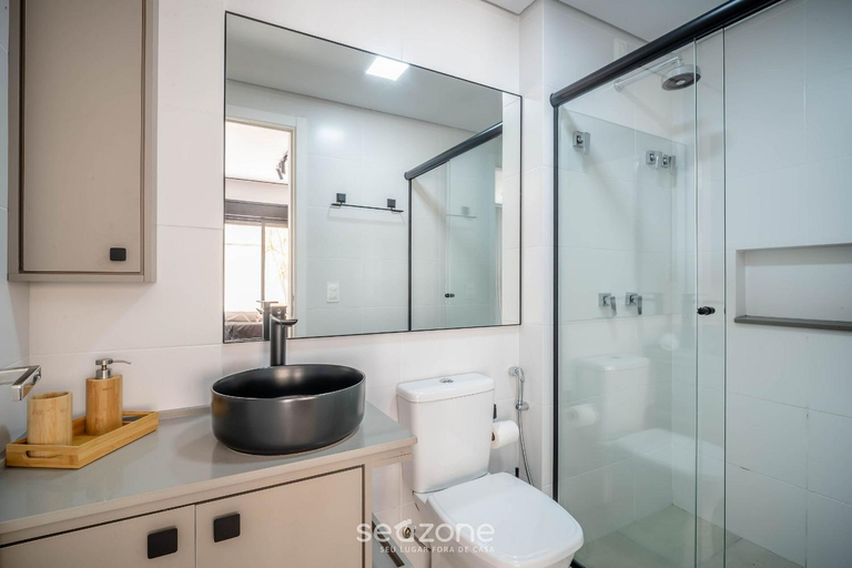 Bathroom 2, ECH - Apartamentos Proximos a Beira-Mar Norte em Floripa, Florianopolis