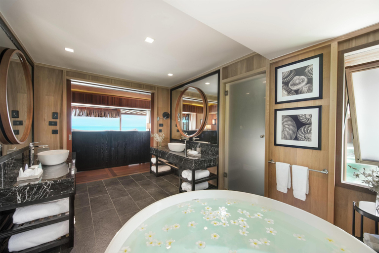 Bathroom 5, Conrad Bora Bora Nui, Bora Bora