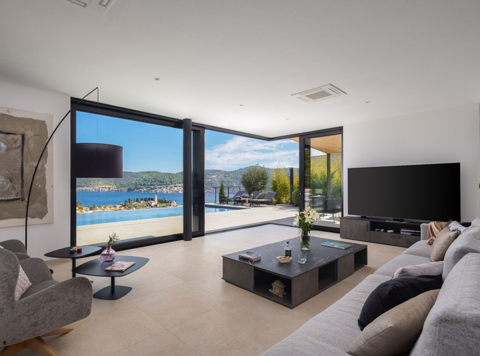 Living room 2, Breathtaking Villa Vis, Vis