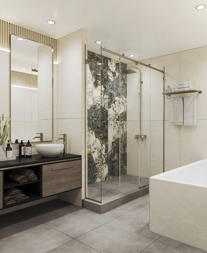 Bathroom 2, Donatello Premium Almaty, Almaty