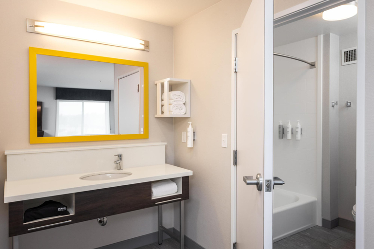Bathroom 5, Hampton Inn & Suites Manteca, San Joaquin