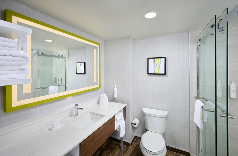 Bathroom 4, Hampton Inn & Suites by Hilton Windsor, Essex