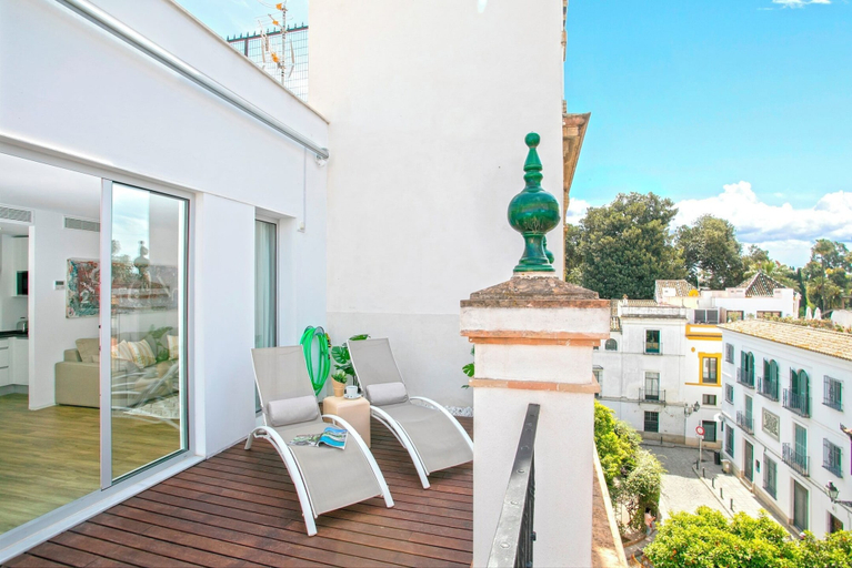 Terrace/patio, Duplex With Terrace in Sta Cruz. Santa Teresa Viii, Sevilla