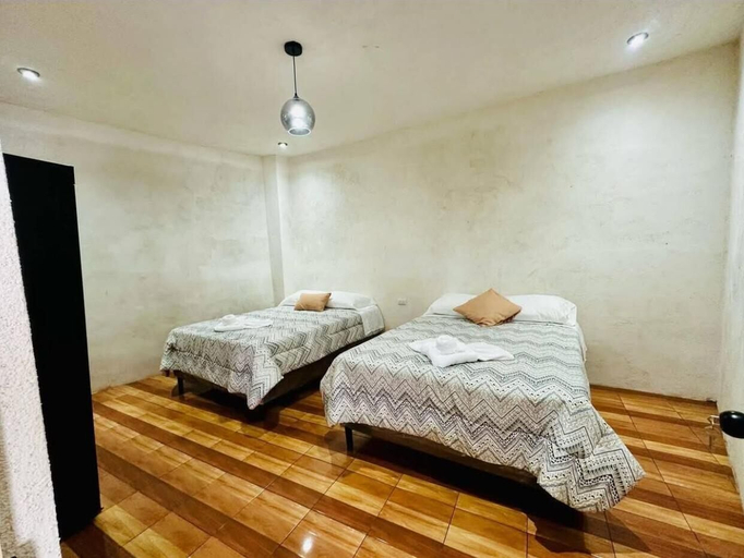 Room 4, sunrise high above the lake 1, San Pedro La Laguna