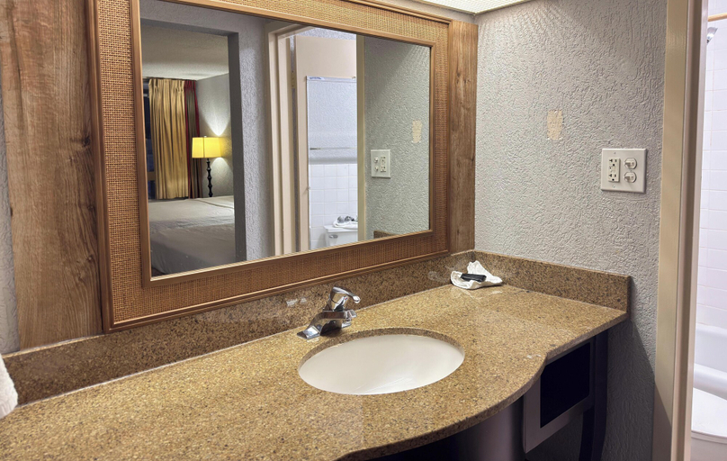 Bathroom 4, The Lodge Hotel and Banquets, Saint Louis