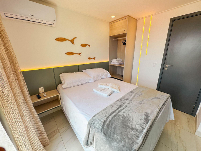 Bedroom 3, Beira-Mar em Frente as Piscinas Naturais de Porto de Galinhas - Makadamia Flats, Ipojuca