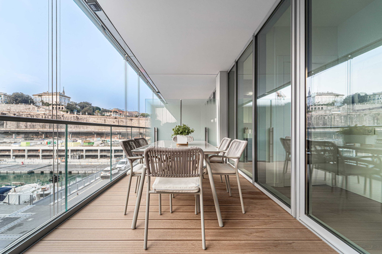 Terrace/patio 2, Modern Waterfront Studio Balcony&Parking, Genova