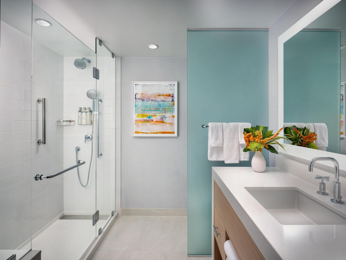 Bathroom 5, Hotel del Coronado, Curio Collection by Hilton, San Diego