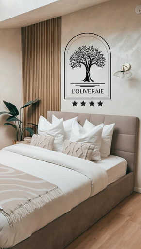 Bedroom, L'Oliveraie d'Eurocentre - Piscine, Parking & Petit-Dejeuner, Haute-Garonne