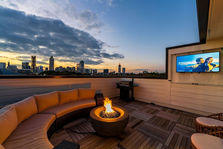 Room 1, Luxurious Midtown Home Rooftop Views by Silverx, Atlanta