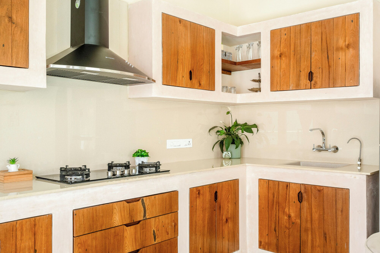 Private kitchen 3, Staymaster White Castle-4BHK, North Goa