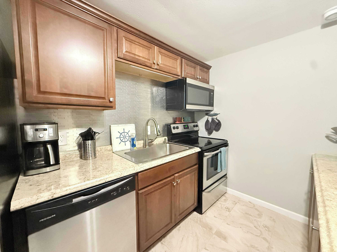 Private kitchen 2, A Frame Escape Lake Access, Morgan