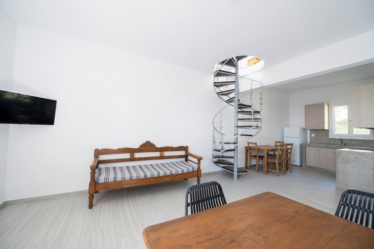 Interior, Family House for 5 by Tinosstay, South Aegean