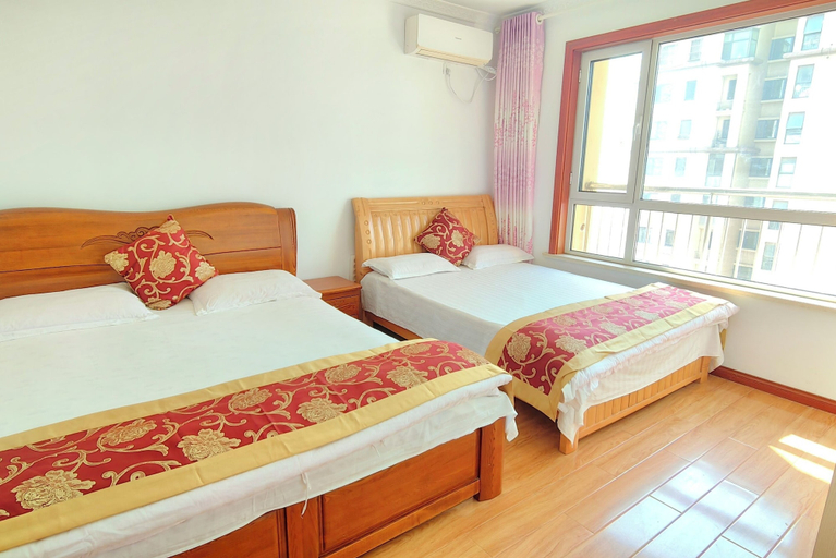 Bedroom 2, Blessed Family Seaview Apartment 1601, Qingdao