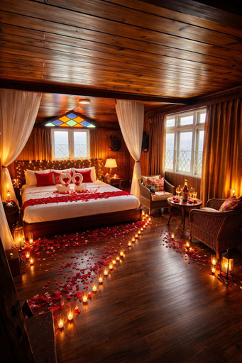 Bedroom 1, Dekeling Hotel, Darjiling