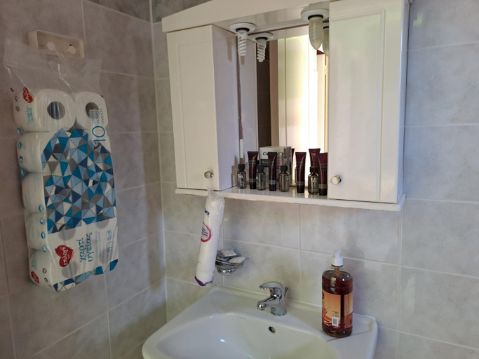 Bathroom, Karmiris family apartment with sea view for 6persons, Ionian Islands