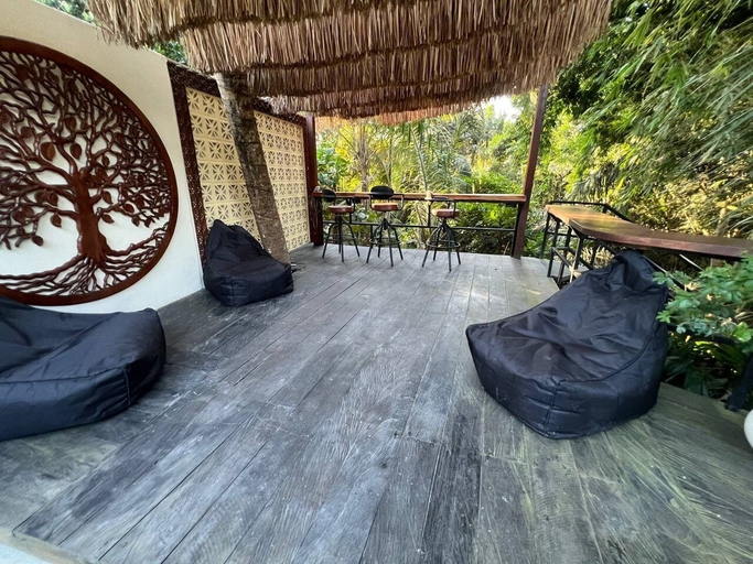 Terrace/patio, Cozy Villa El BamboG with a private pool, Gianyar