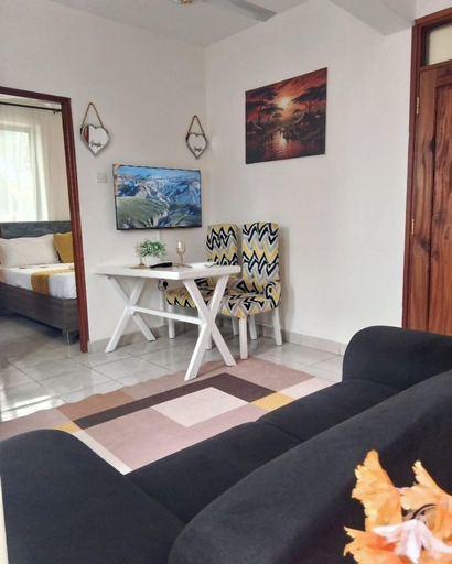 Living area 2, White Palms Apartment Bamburi, Nyali