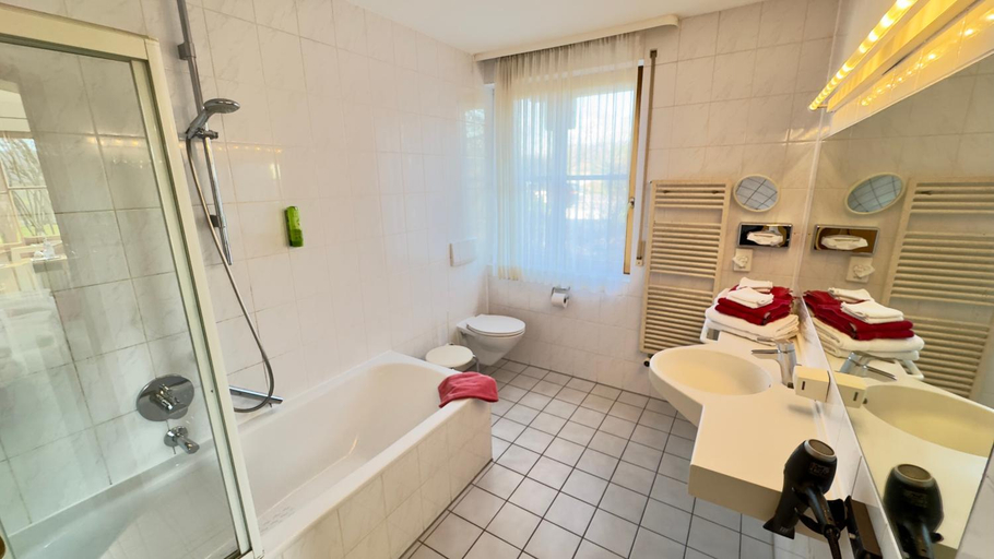 Bathroom 2, Hotel und Gutsgaststatte Rappenhof, Heilbronn
