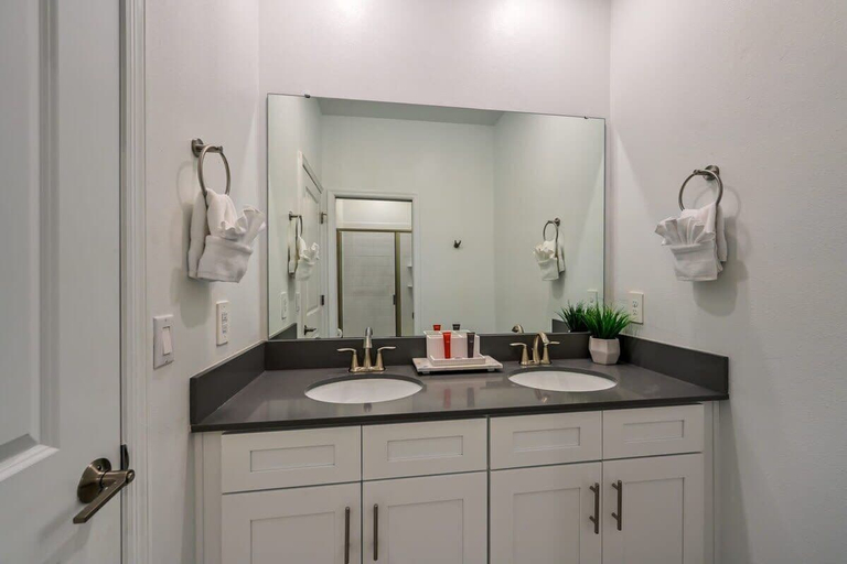 Bathroom 3, Luxury, Corner Lot, Pond View Vacation Home, Osceola