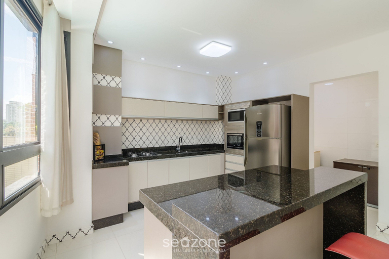 Private kitchen 3, 1BR Apt w/ Pool 650m From Beach Pdn0113, Balneário Arroio do Silva