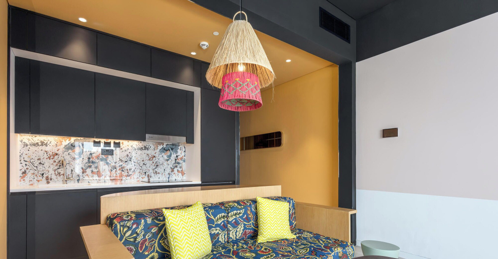 Living area 5, LUX | The Five Star Modern Studio, Dubai