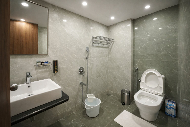 Bathroom 5, Hotel Regal Crest, Khordha