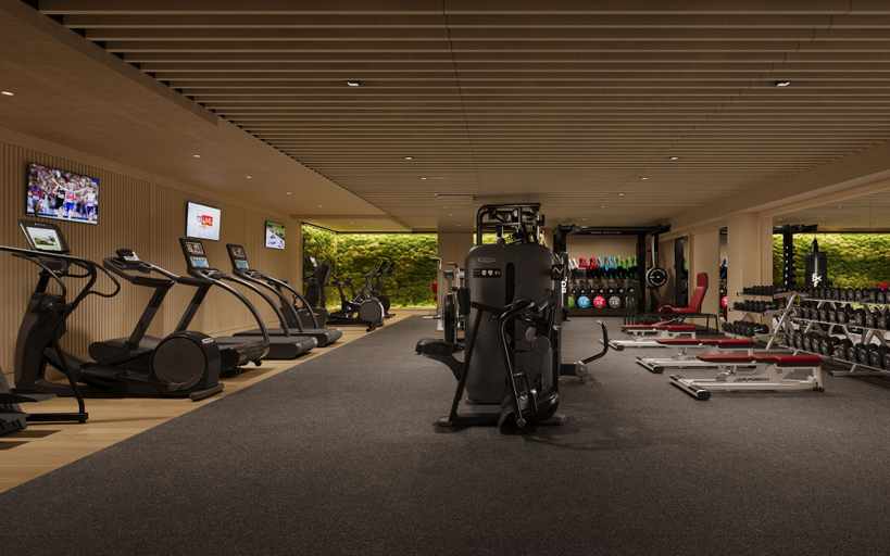 Fitness facility, The Cooper, Charleston