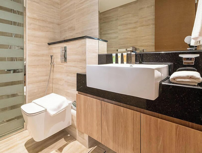 Bathroom 3, Bright & Beautiful 1BR at Missoni Urban Oasis, Dubai