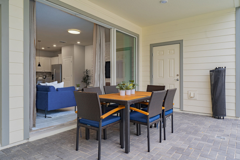 Outdoor banquet area, Luxury Themed Bedrooms Haven, Polk